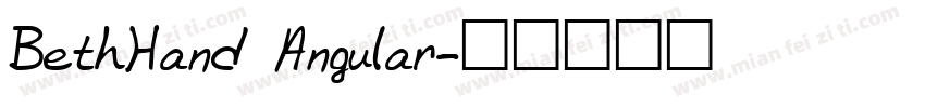 BethHand Angular字体转换